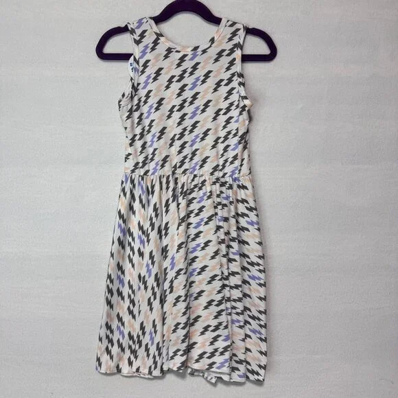Dotdotsmile Dress Size 7 Tank Lighting Bolts Print New With Tags - Picture 5 of 5